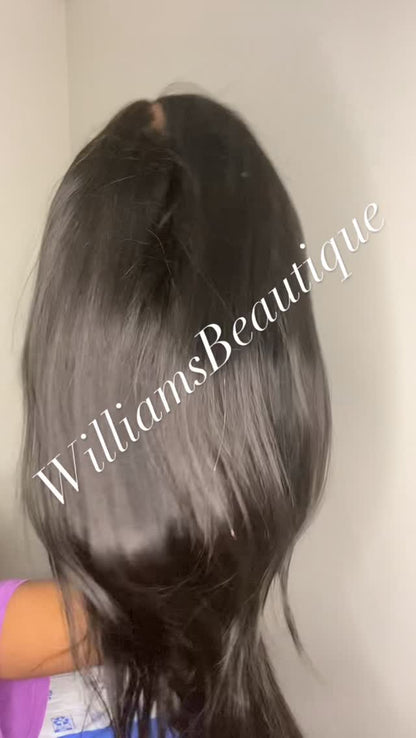 13x4 16inch Straight wig (Transparent)