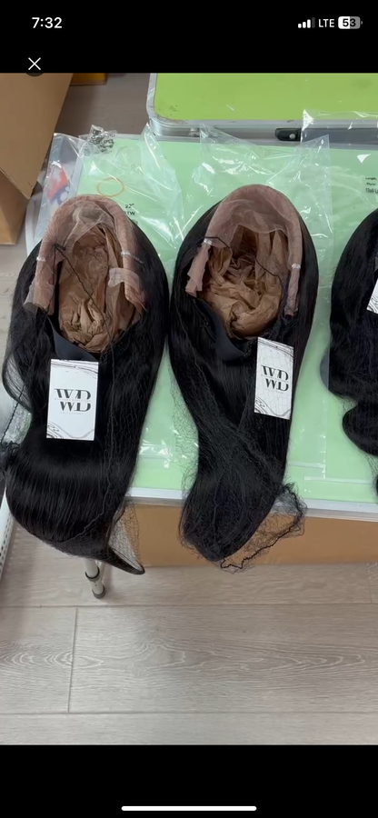13x4 16inch Straight wig (Transparent)