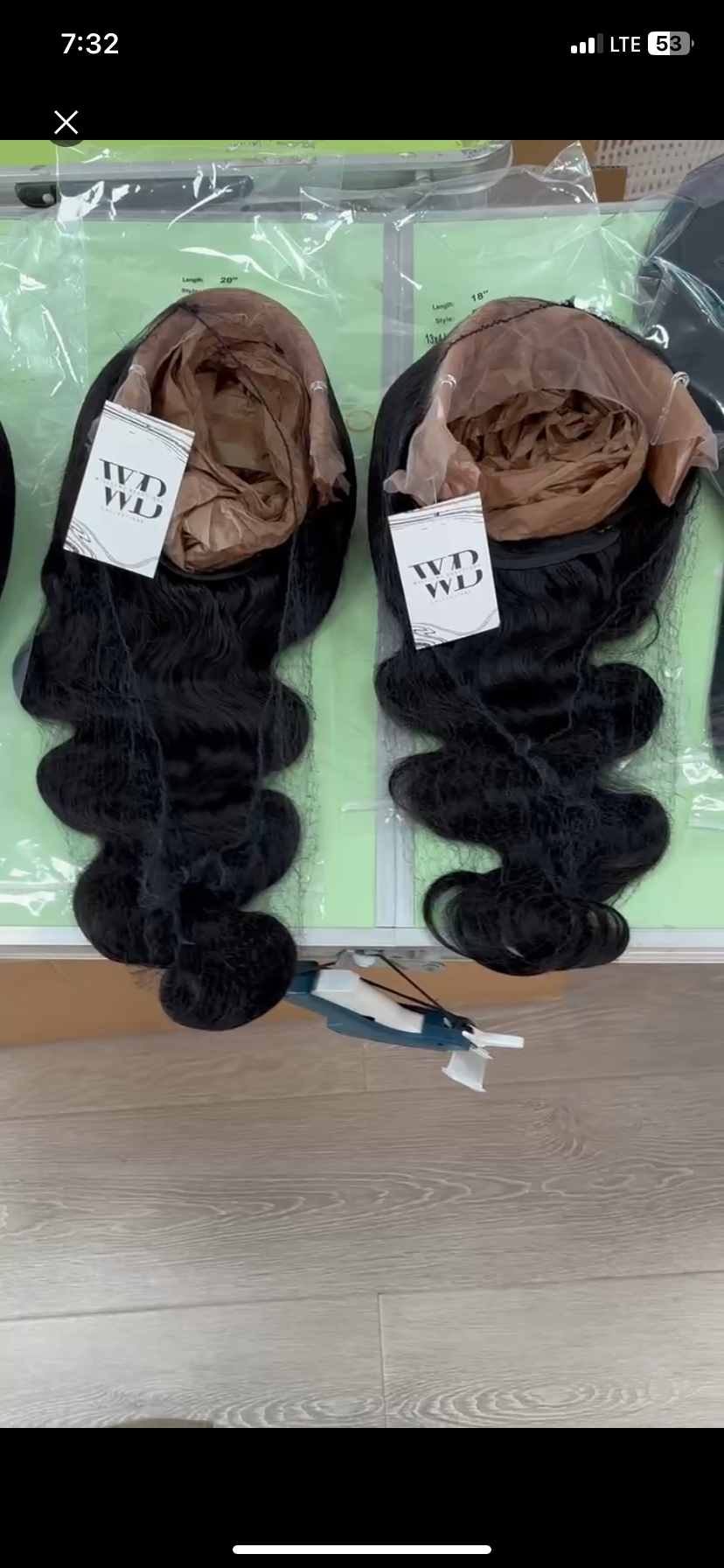 13x4 18inch Body wave (Transparent)