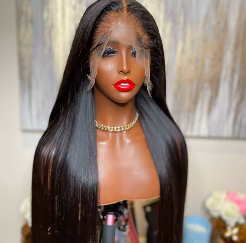 13x4 16inch Straight wig (Transparent)
